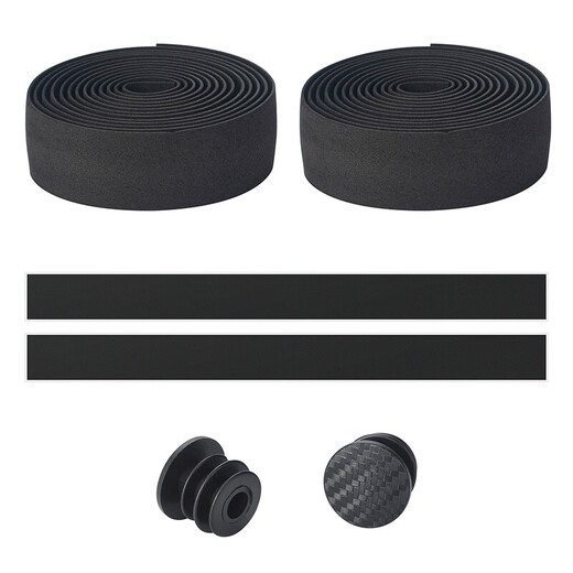 Lingmai road bike ultra-light sponge handlebar tape EVA bicycle strap handlebar tape super EXS handlebar tape EVA black