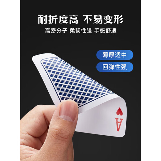 Hengwang Egg Special Poker Cards Special Poker Poker Core Blue pour les concours d'oeufs CARTES GRANDES CARBORS COMMOSSABLE EGG 686 BLUE CORE (2 paires)
