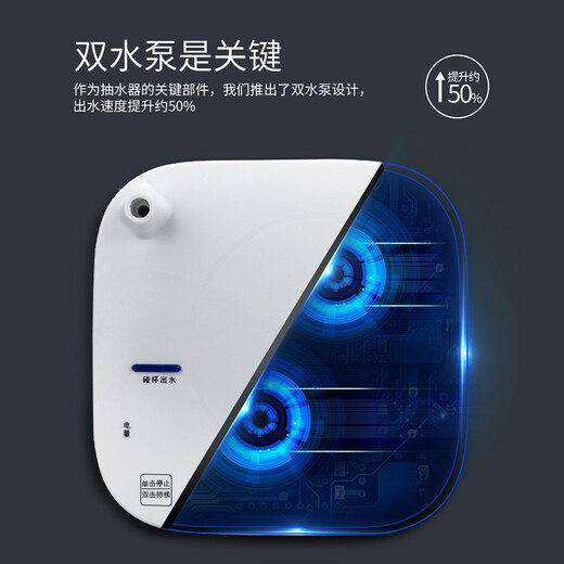 Jingyan Same Day Delivery Desktop Universal Bottled Water Pump Electric Water Filler Household Water Dispenser Automatic Water Pump Intelligent Pure Bucket Small Water Flow Suction Device Multifunctional Desktop-Upgraded Support 30 Days