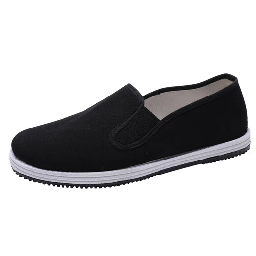 3531 black cloth shoes old Beijing cloth shoes men's spring and summer anti-slip anti-odor breathable casual work labor insurance policy cloth shoes women black size 42