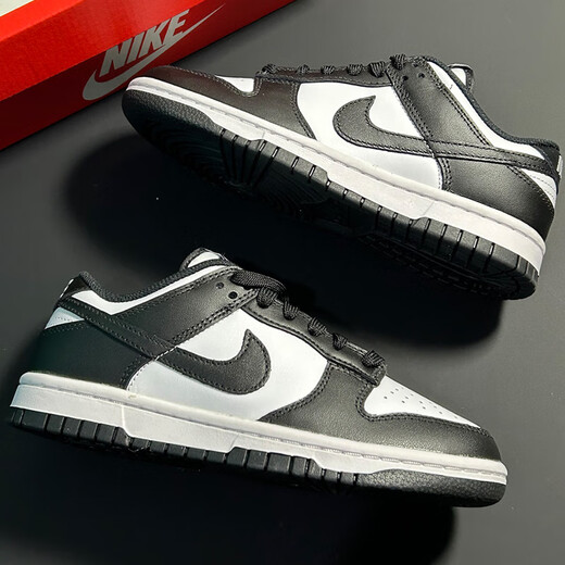 Chaussures de basket-ball Nike Nike Chaussures masculines 2025 Summer New Air Jordan 1 Aj1 Board Chaussures Retro Casual Sneakers DD1391-100 Panda Black and White Dunk 42.5