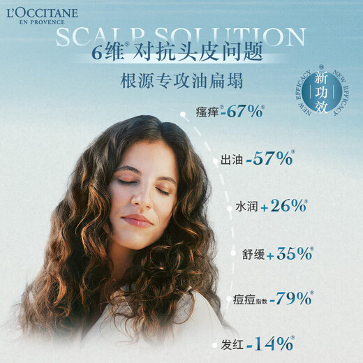 L'Occitane Herbal Cinnamon Pure Balance Shampoo 300ml Oil Control Fluffy Clean Silicone-free Oil Imported Gifts