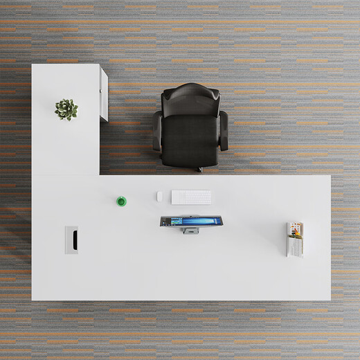 Table Xiaobai boss table office desk president table simple modern manager table supervisor table office desk and chair combination 2.0 meters boss table