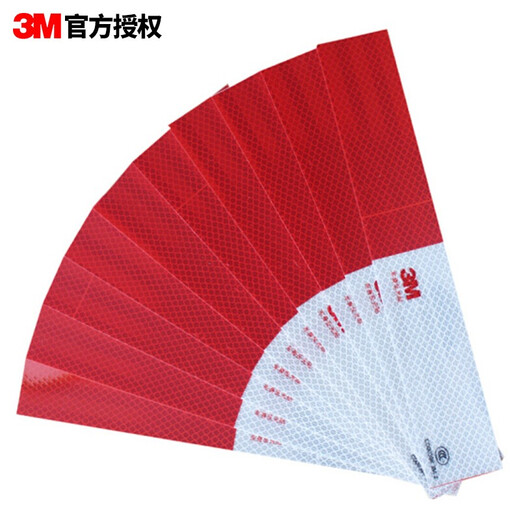 [90% neu] 3M Reflective Sticker Body Logo Warning Reflective Strip Prism Halbgeschnitten