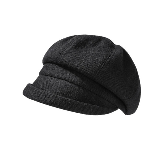 
Jimmy Leaf Korean autumn and winter new wool curly octagonal hat British retro style versatile casual beret fashion hat women new curly octagonal hat Beige One size M (56-58cm)