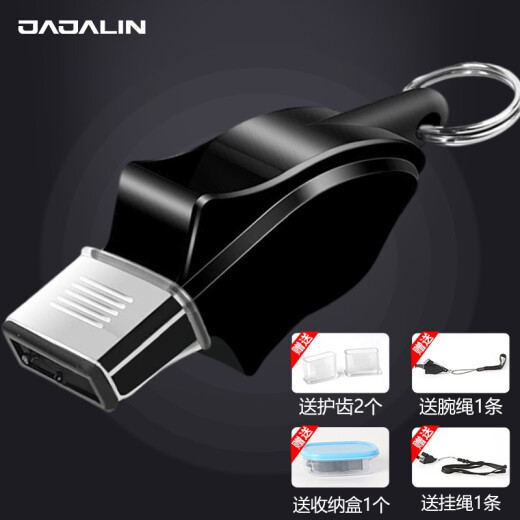 JAJALIN whistle outdoor lifesaving dolphin whistle basketball football volleyball sports coach referee whistle black