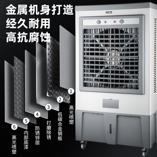 SAST (SAST) Industrial Air Conditioning Ventilator Kommerzielle Luftkühler -Kühllüfungslüfter Lüfter Elektrische Wasserkühlung Klimaanlagen Lüfter Out