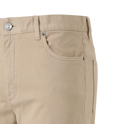 杰尼亚（Zegna）新品 男士棉质ROCCIA修身版牛仔裤长裤男装礼物男 E8PZW CITY 830 米色 33