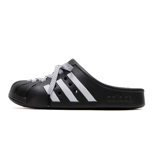 Adidas slippers men's shoes women's shoes summer sports shoes beach shoes lightweight breathable casual Birken slippers JH9848 black 36.5