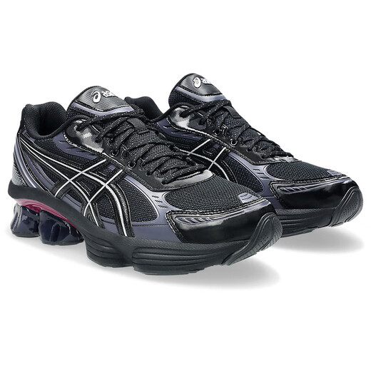 ASICS (ASICS) Chaussures de course rétro pour les hommes et les femmes Gel-Kinetic Fluent Absorbing and Breathable Rebound Sports and Casual Chores Black / 1203A737.001 41.5