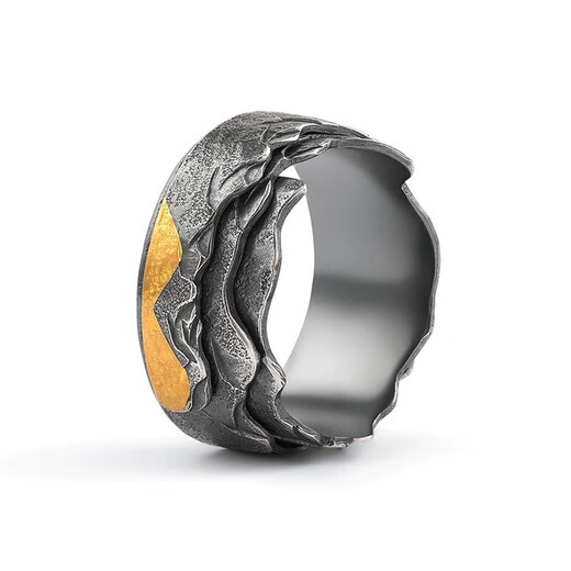 MOLC <Yuanshan> ring men's trendy retro personality open adjustable ring men's national style personality new trend Chinese style R0627 <Yuanshan> ring