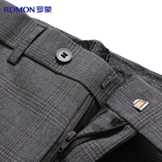 Romon suit men's double-breasted casual business retro men's suit jacket slim wedding groom's dress for men