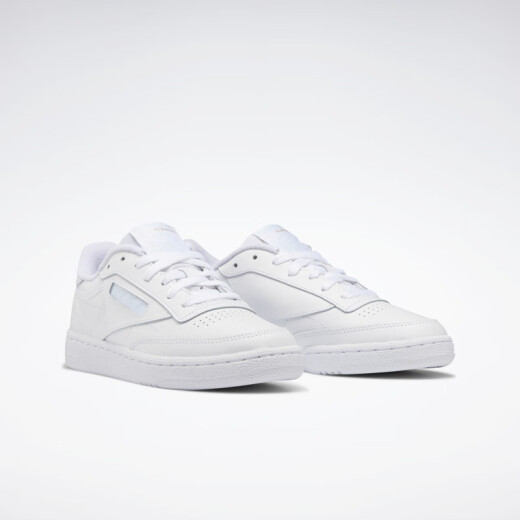 Reebok Women's Shoes Club C 85 Classic retro versátil CREEM CREMA CRÁFICA BLANCA GY9735 26 Tamaño chino 40 (CM) US9