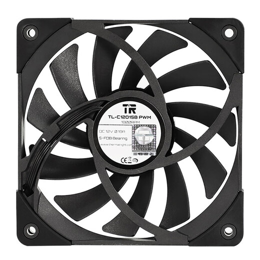 利民Thermalright TL-C9/C120 机箱风扇2000pwm调速TL-C9【单包版】 C12015B 薄扇