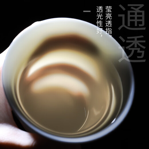 Haofeng 2025 new complete set of white porcelain Kung Fu tea set household suet jade porcelain covered bowl teacup as a souvenir gift