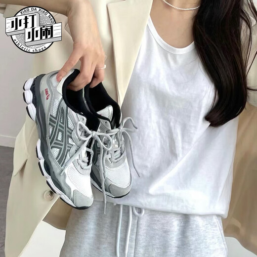 亚瑟士（asics）gel nyc 运动鞋复古男鞋减震情侣户外休闲鞋跑鞋春冬 1203A280-020【未来科技银灰】 39.5
