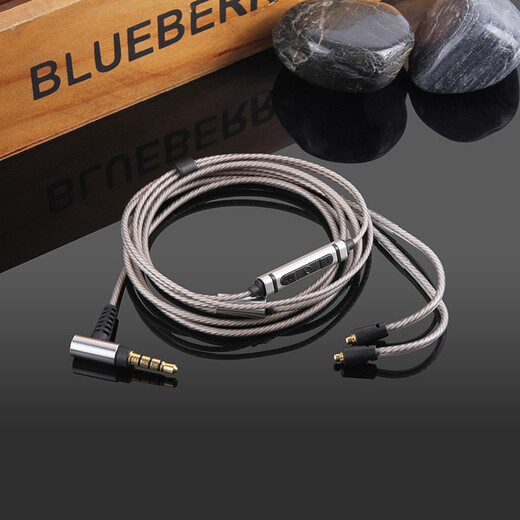 Earmax mmcx 适用于舒尔SE215升级线 SE425 SE535 SE846 UE900 TYPEC耳机线 SE弯插带挂  线控版
