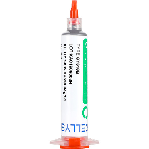 Kellyshun Chip Mobiltelefon Reparaturlötpaste umweltfreundliche Blei-freie mittlere und hohe Temperatur-Patch-Lötpaste Blech Spritze Zinn Gülle 183 Blei Medium und Temperaturlötpaste 30 g + kostenloses Geschenk