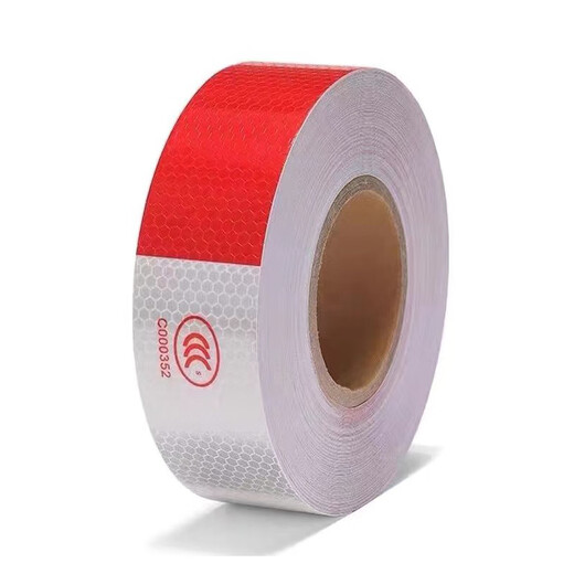 Hauskop reflective strips truck reflective car stickers 100 sheets about 30 meters motorcycle red and white warning night fluorescent keep distance reflective body sticker annual inspection vehicle