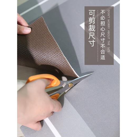 鱼与虎电梯轿厢地板专用地垫皮革耐磨定制地垫门口防水防滑垫子仿大理石 星宿-14957 160cm*160cm-皮革