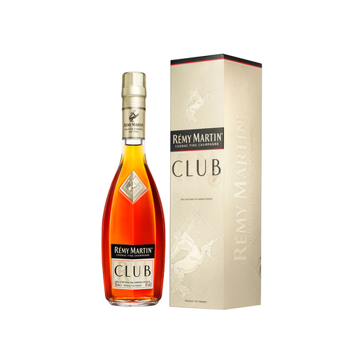 人头马（Remy Martin）CLUB优质香槟区干邑白兰地洋酒 350mL 