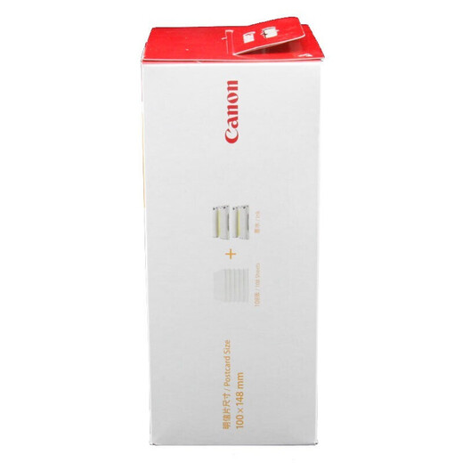 Canon printer CP1500 CP1300 CP1200 CP910 Polaroid printer photo paper RP-108 color box (6 inches 108 sheets + ribbon 2 boxes)