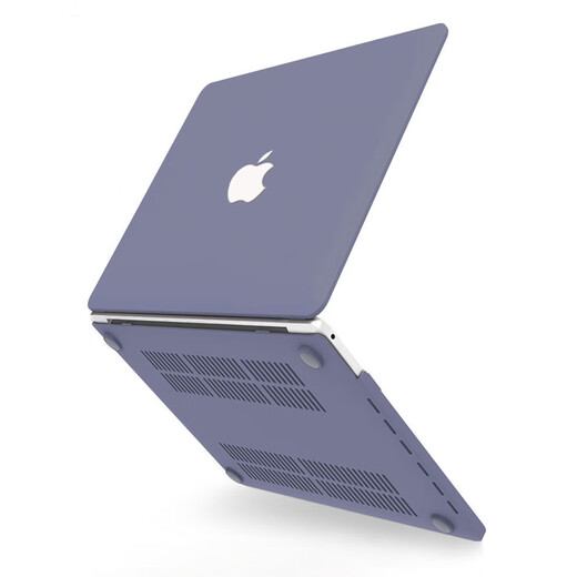 乐丽Macbook苹果笔记本保护壳M4芯片电脑16顺滑质感M3款Pro13英寸Air15外套13.6奶油14硬壳13.3商务 深灰色（配键盘膜） Air13英寸(型号A1466/A1369)