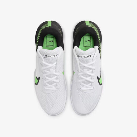 Nike (Nike) zapatos para hombres para el verano NUEVO ZOOM CHUCHING SHOCK Sports Sports Sports Shoes Badminton Zapatos casuales Zapatos DR6191-105 Blanco/Negro/Figura Amarillo 42
