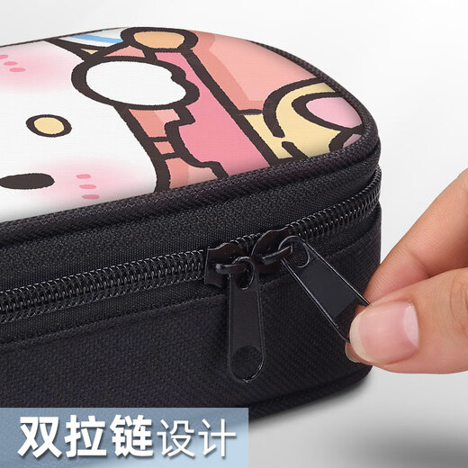 帕恰狗凯蒂猫笔袋高颜值文具盒幼儿园小学生帆布铅笔袋儿童文具袋女孩子女生可爱铅笔盒hellokitty 帆布笔袋ZQ14983