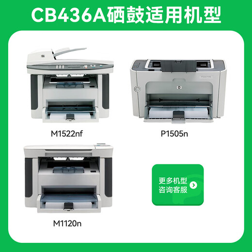 Cartucho CB436A Tóner M1522NF HP36A P1505N Impresora M1120N 1522N Cartucho de tinta [Cartucho de tóner] Edición estándar 2000 Páginas-1