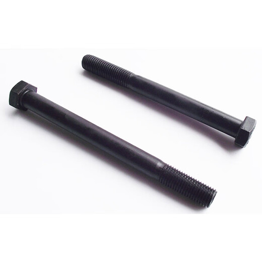 Huifeng 12.9-level outer hexagon screw bolt M10M12M14M16M18M20*210/220/230/240/25 12250 Half teeth black (2 prices)