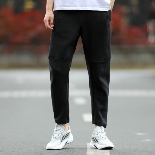 
Adidas (adidas) sweatpants men's pants spring and autumn new running breathable comfortable casual pants fitness training pants trousers HE9894/black M