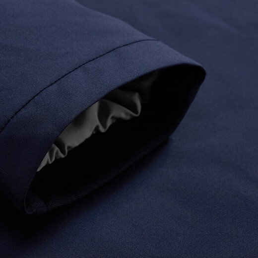 Jiumuwang Men's Executive Jacket Men's Jacket 2025 Autumn and Winter Thick Middle-aged High-End Office Style Business Leaders Cadres Windproof Navy Blue Standard Version - Stand Collar Business Commuting 2XL 180/100A(52)