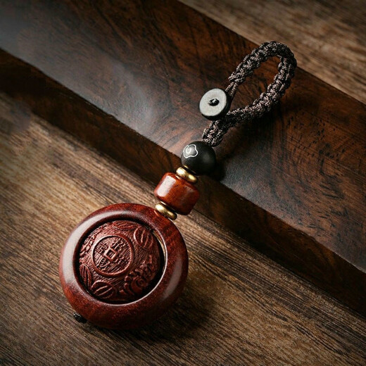 Leledi keychain car pendant, high-end men's and women's jewelry pendant chain, wealth-promoting transfer beads