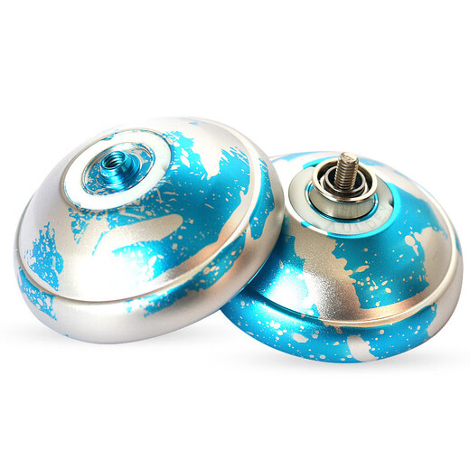 奥迪双钻悠悠球玩具溜溜球 火力少年王悠风少年 yoyo球男孩玩具 高端金属球-白夜