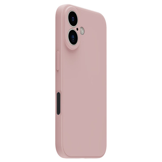 Yueke Applicable to Apple 16 mobile phone case liquid silicone iPhone16 protective case ultra-thin anti-fall phone case men and women cute pink