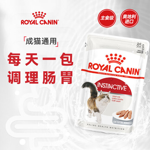 Royal Cat Food Adult Cat Food Wet Aliments mouchés Cat mous Chat en conserve ILP Généraire Généraire 1 à 7 ans Pâte de viande de mousse 85g * 12 [Flavour mélangée] Cat adulte Food Wet