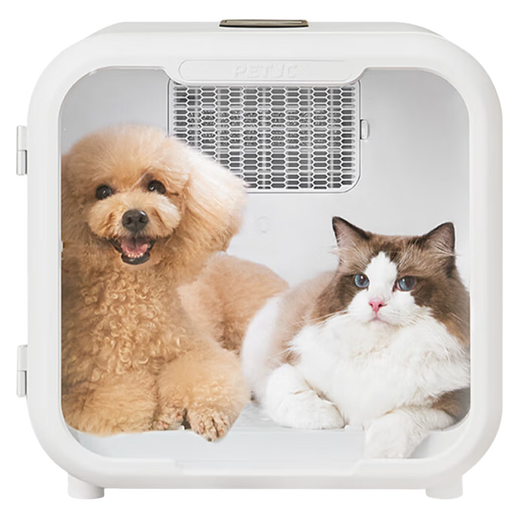 Caja de secado para gatos Jupet, secador de pelo automático para perros, máquina de baño y secado de pelo para el hogar, versión estándar de 71 litros (2900 rpm, garantía de 7 años)
