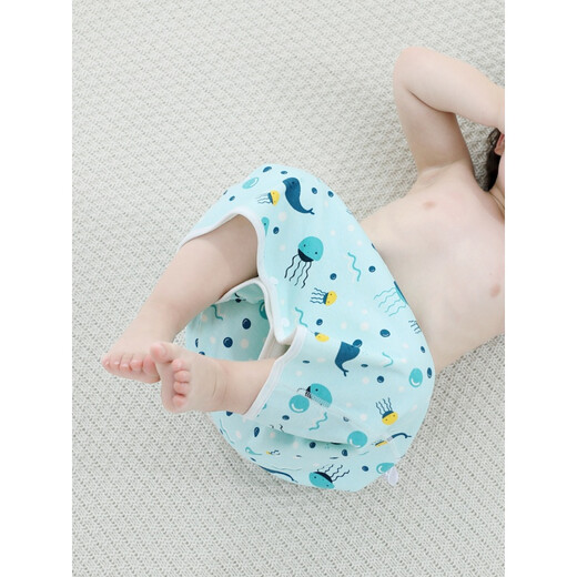 Babywindelrock, Windelbett-Benetzungswerkzeug für Säuglinge und Kinder und leckdichte wasserdichte Waschbecken, Wickelbeutel, Windelbeutel, Hosenhosen mit hoher Taille, Hose-Rainbow Horse M (0-4 Jahre)