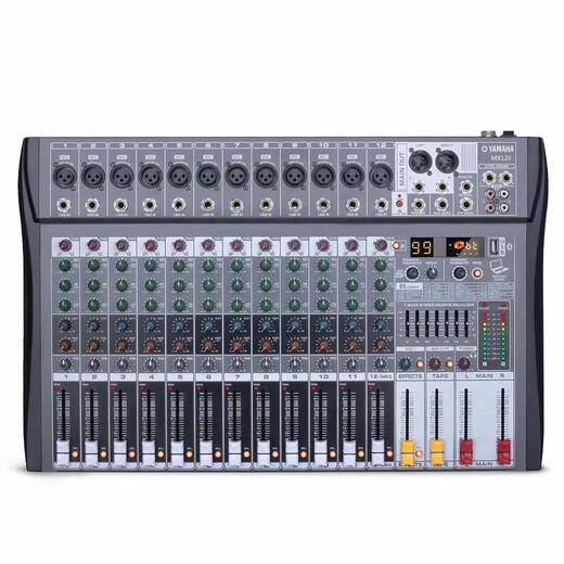 Yamaha Yamaha 8-channel 12-channel mixer outdoor stage performance conference home with USB Bluetooth equalization effect MX60-6 channel