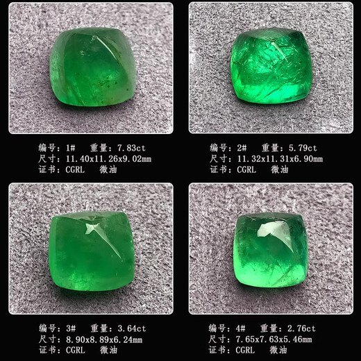 Blue Xianghe 16 natural emerald sugar tower sugar wrapped mountain ring surface bare stone green jewelry 18k gold men and women ring pendant 12.08 carats 15#