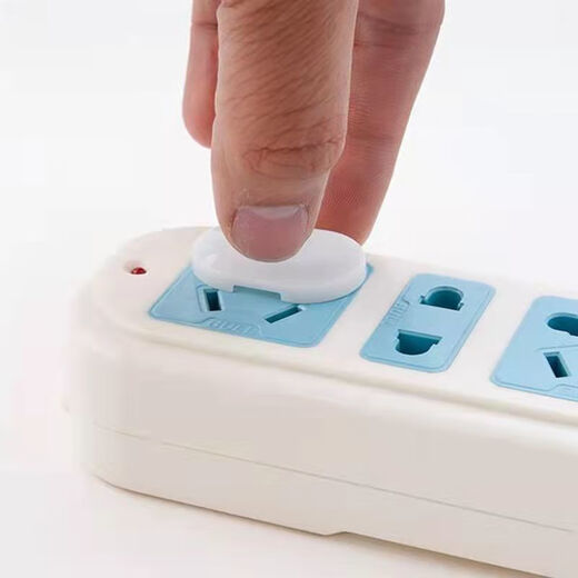 Meikejie socket protective cover children's anti-shock socket protective cover plug safety plug socket plug hole plug plug baby-proof three holes 10 + two holes 10 affordable price