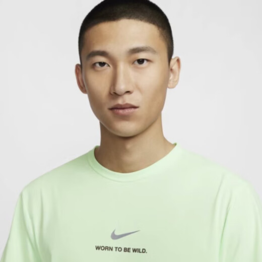 耐克（NIKE）2024夏装男装运动健身宽松短袖T恤上衣 HF6169-376 L