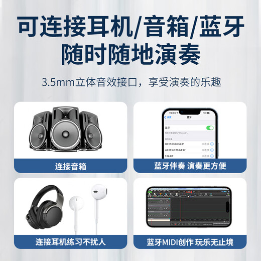 ENO Electric Blower Instrument Электронный саксофон среднего возраста и пожилые новички учатся электрической флейте электронная воздуходувка M2 [черный]