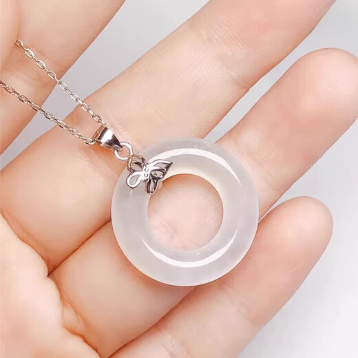 Yujingji Fat Donglai same model, high quality buckle head 18K gold thickened safety buckle clip Buddha Gong Jade Silver Card White Gold