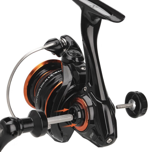 HISTAR butterfly micro-object spinning wheel ultra-light lure reel oblique mouth shallow line cup fishing reel lightweight 800 type horse mouth reel fishing line butterfly micro-object ultra-light long-throw spinning wheel 800 series left and right hand interchangeable type