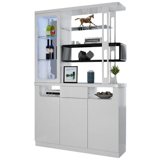 IKEA -Eingangseingangsschrank Wohnzimmer Partitionschrank Leuchtdicht Luxusstil Weinschrank Moderner einfacher Eingang 3891