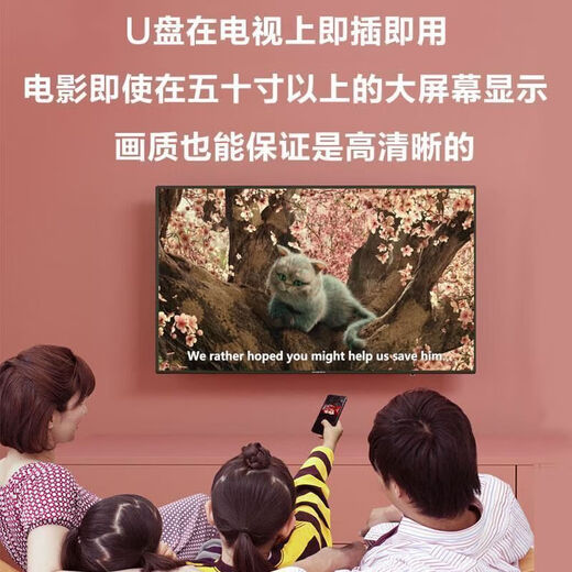 英文动画片电影U盘超清哈利波特全集儿童学习英语原音车载优盘MP4 128G超清英语电影61部 中英文字幕 【支持电视电脑看戏机】