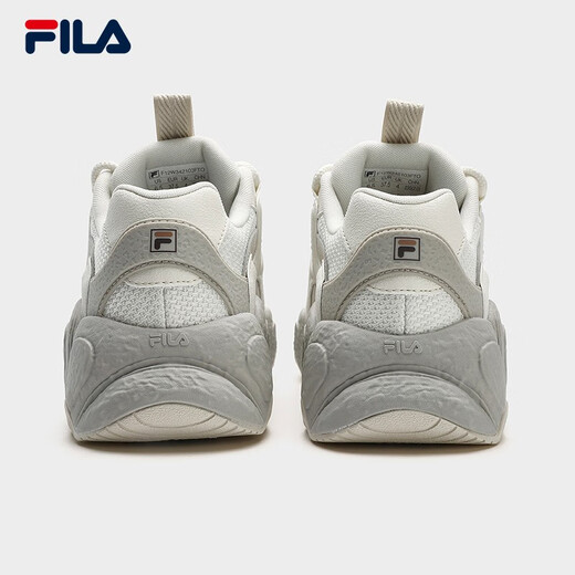 FILA Croissant Shoes Sneakers Women's Casual Shoes Dad Shoes Thick-Soled Shoes Tofu White/Oatmeal Color-TO 37.5