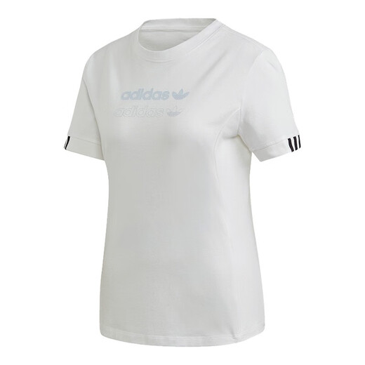 Adidas Clover Frauenstoff Neue Sportbekleidung atmungsaktive halbe Ärmeln Kurzarmt-T-Shirt DW3892 FM2488 S 34